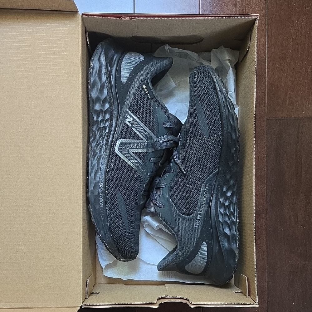 New Balance Black and Gray Fresh Foam Athletic Shoe - Picture 5 of 7